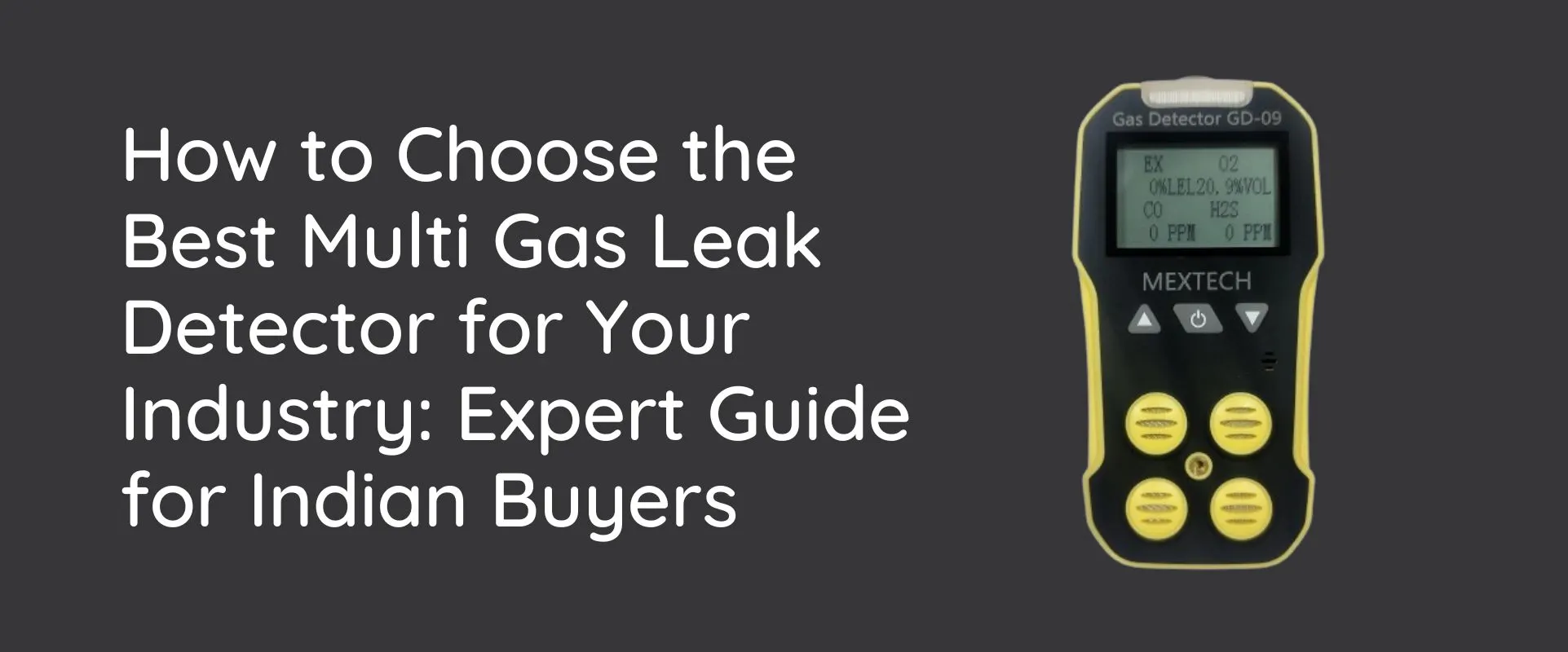 How to Choose the Best Multi Gas Leak Detector for Your Industry: Expert Guide for Indian Buyers